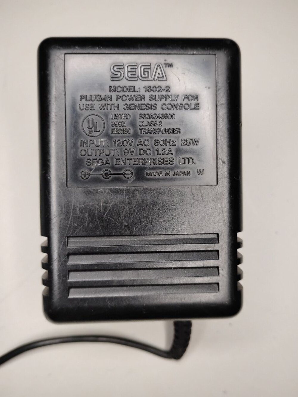 Original Seg Genesis Plug-In Power Supply AC Adapter Model 1602-2 - Picture 14 of 16